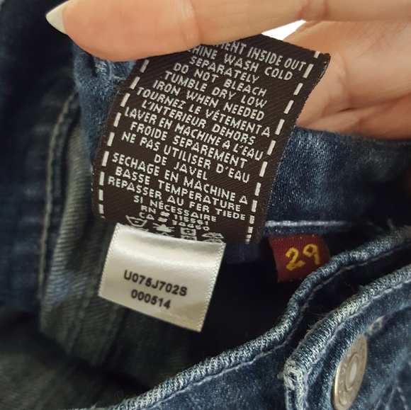 7 For All Mankind Bootcut Jeans.  Size 29 - Picture 5 of 7